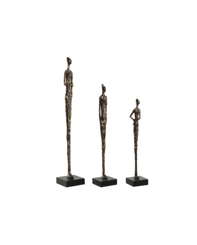 Statua Decorativa Home ESPRIT Nero Grigio scuro Moderno Persone 11,5 x 11,5 x 70 cm Statua Decorativa Home ESPRIT Nero Grigio scuro Moderno Persone 11,5 x 11,5 x 70 cm