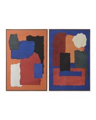 Quadro Home ESPRIT Città 80 x 4,5 x 120 cm (2 Unità)