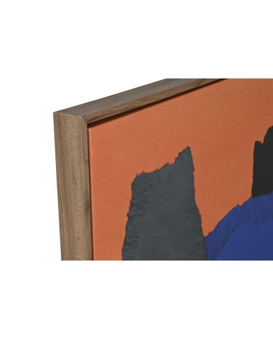 Quadro Home ESPRIT Astratto Città 80 x 4,5 x 120 cm (2 Unità)