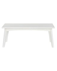 Tavolino da Caffè Home ESPRIT Bianco Legno di mango 115 x 55 x 45 cm Tavolino da Caffè Home ESPRIT Bianco Legno di mango 115 x 55 x 45 cm