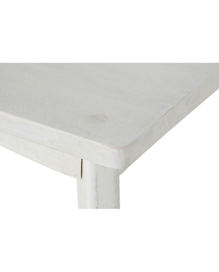 Tavolino da Caffè Home ESPRIT Bianco Legno di mango 115 x 55 x 45 cm