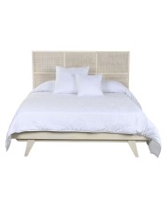 Letto Home ESPRIT Bianco 167 x 212 x 120 cm Letto Home ESPRIT Bianco 167 x 212 x 120 cm