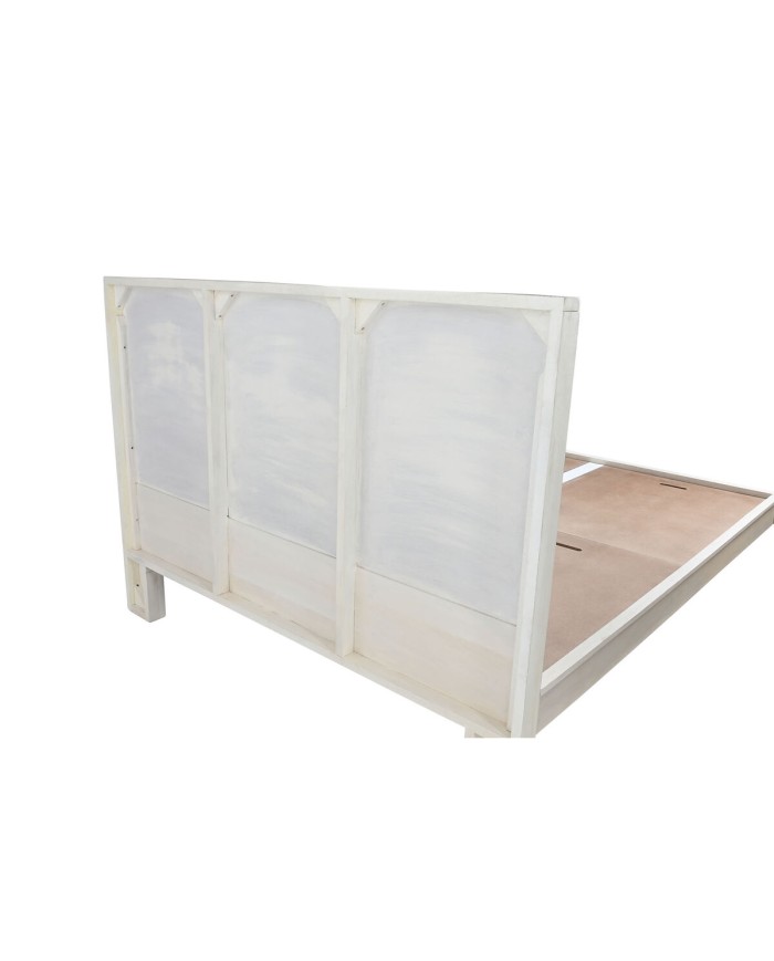 Letto Home ESPRIT Bianco 167 x 212 x 120 cm Letto Home ESPRIT Bianco 167 x 212 x 120 cm