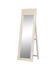 Specchio spogliatoio Home ESPRIT Bianco 50 x 50 x 157 cm Specchio spogliatoio Home ESPRIT Bianco 50 x 50 x 157 cm