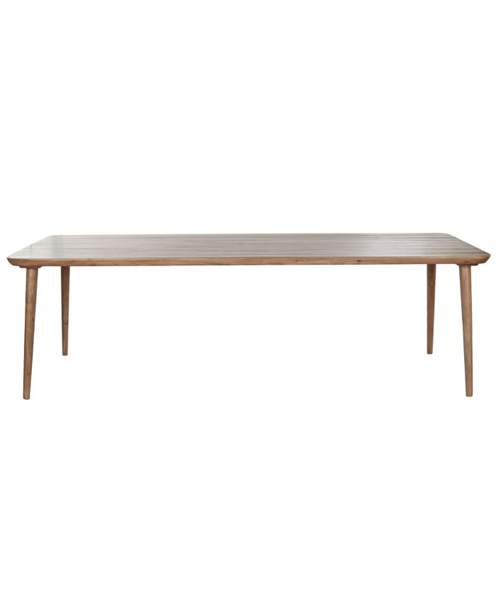 Tavolo da Pranzo Home ESPRIT Marrone Chiaro Legno di acacia 250 x 100 x 77 cm Tavolo da Pranzo Home ESPRIT Marrone Chiaro Legno di acacia 250 x 100 x 77 cm
