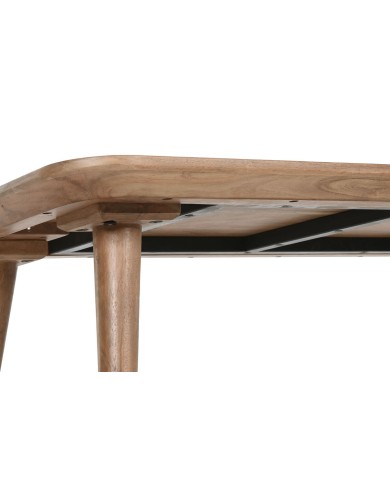 Tavolino da Caffè Home ESPRIT Marrone Chiaro Legno di acacia 118 x 60 x 40 cm