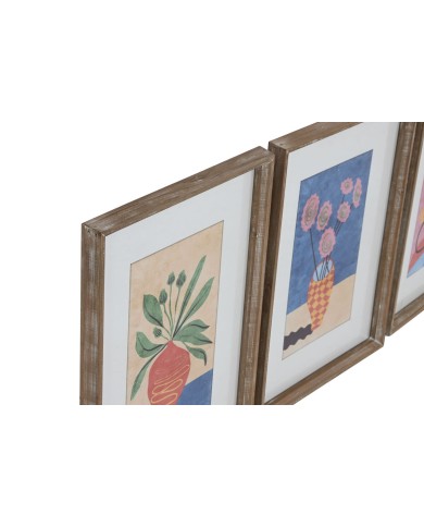 Quadro Home ESPRIT Città 30 x 2,5 x 40 cm (9 Unità)