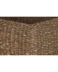 Set di vasi da fiori Home ESPRIT Naturale Metallo Fibra naturale 40 x 40 x 70 cm (3 Pezzi) Set di vasi da fiori Home ESPRIT Naturale Metallo Fibra naturale 40 x 40 x 70 cm (3 Pezzi)