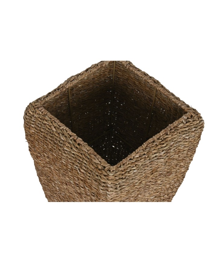 Set di vasi da fiori Home ESPRIT Naturale Metallo Fibra naturale 40 x 40 x 70 cm (3 Pezzi) Set di vasi da fiori Home ESPRIT Naturale Metallo Fibra naturale 40 x 40 x 70 cm (3 Pezzi)