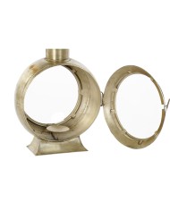 Lanterna Home ESPRIT Dorato Metallo Cristallo 34 x 20 x 46 cm Lanterna Home ESPRIT Dorato Metallo Cristallo 34 x 20 x 46 cm