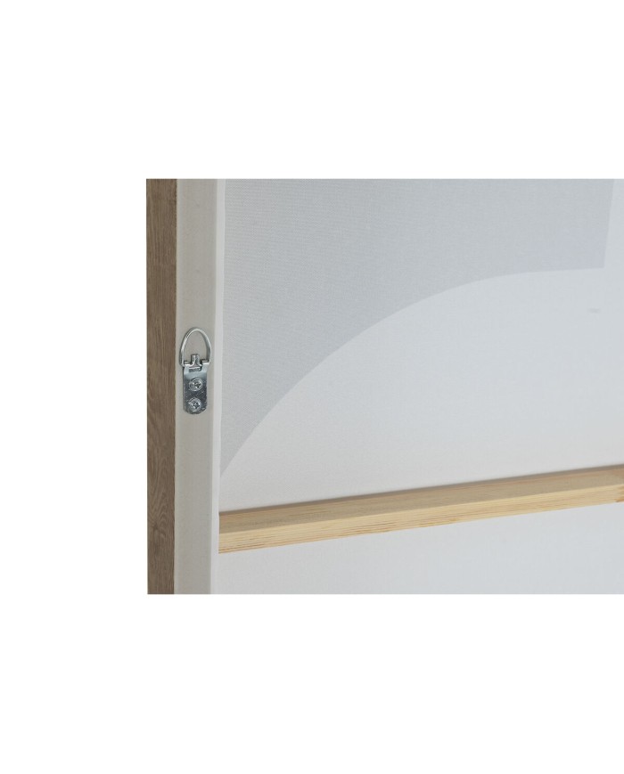 Tela Home ESPRIT Nero Beige polistirene Tela Moderno 103 x 4,5 x 143 cm (2 Unità)