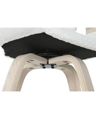 Sgabello Home ESPRIT Bianco Legno 55,5 x 52,5 x 92,5 cm Sgabello Home ESPRIT Bianco Legno 55,5 x 52,5 x 92,5 cm