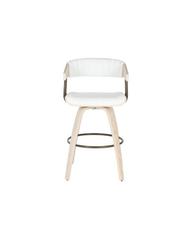 Sgabello Home ESPRIT Bianco Legno 51,5 x 47,5 x 94,5 cm Sgabello Home ESPRIT Bianco Legno 51,5 x 47,5 x 94,5 cm