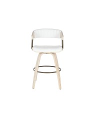 Sgabello Home ESPRIT Bianco Legno 51,5 x 47,5 x 94,5 cm Sgabello Home ESPRIT Bianco Legno 51,5 x 47,5 x 94,5 cm