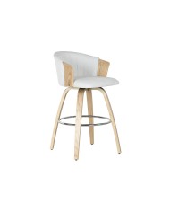 Sgabello Home ESPRIT Bianco Legno 51,5 x 47,5 x 94,5 cm Sgabello Home ESPRIT Bianco Legno 51,5 x 47,5 x 94,5 cm