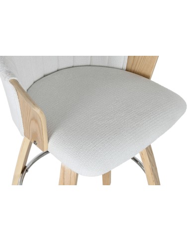 Sgabello Home ESPRIT Bianco Legno 58 x 56 x 86 cm Sgabello Home ESPRIT Bianco Legno 58 x 56 x 86 cm