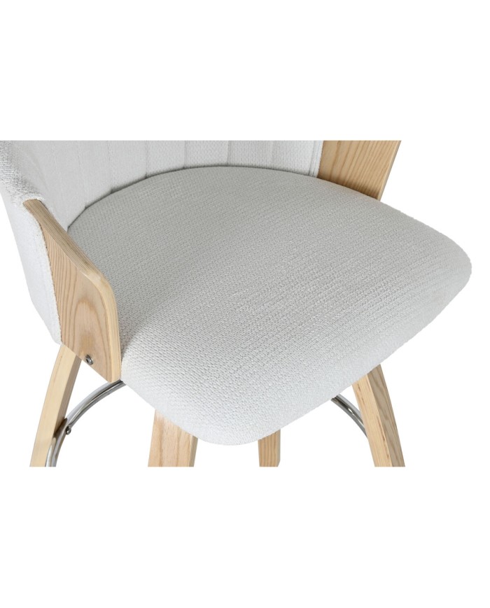 Sgabello Home ESPRIT Bianco Legno 58 x 56 x 86 cm Sgabello Home ESPRIT Bianco Legno 58 x 56 x 86 cm
