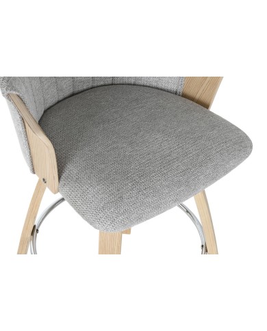 Sgabello Home ESPRIT Grigio Legno 58 x 56 x 86 cm Sgabello Home ESPRIT Grigio Legno 58 x 56 x 86 cm