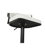 Sgabello Home ESPRIT Bianco Metallo 48,5 x 48 x 83,5 cm