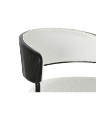 Sgabello Home ESPRIT Bianco Metallo 48,5 x 48 x 83,5 cm