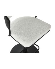 Sgabello Home ESPRIT Bianco Metallo 48,5 x 48 x 83,5 cm