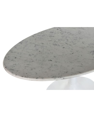 Tavolo da Pranzo Home ESPRIT Bianco Metallo Marmo 180 x 100 x 76 cm