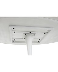 Tavolo da Pranzo Home ESPRIT Bianco Metallo Marmo 180 x 100 x 76 cm