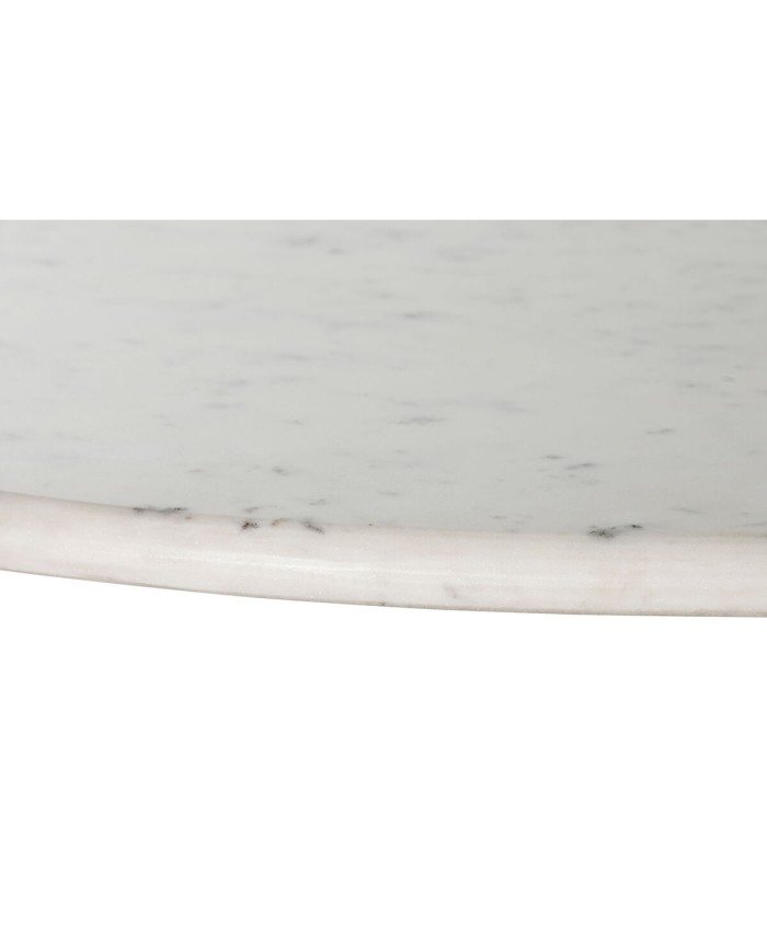 Tavolo da Pranzo Home ESPRIT Bianco Metallo Marmo 180 x 100 x 76 cm