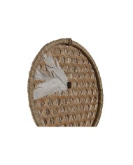 Statua Decorativa Home ESPRIT Naturale 27 x 1 x 63 cm (2 Unità)