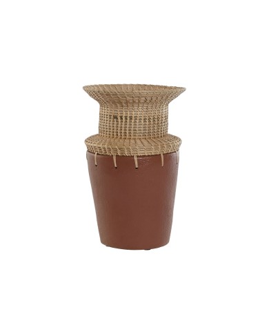 Vaso Home ESPRIT Naturale Terracotta 22 x 22 x 35 cm Vaso Home ESPRIT Naturale Terracotta 22 x 22 x 35 cm