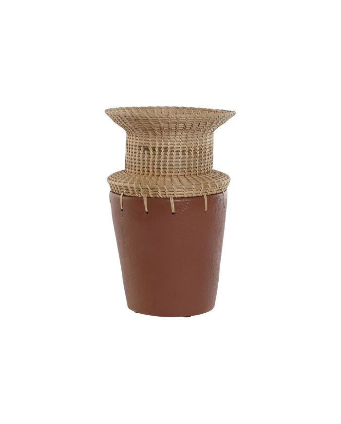 Vaso Home ESPRIT Naturale Terracotta 22 x 22 x 35 cm Vaso Home ESPRIT Naturale Terracotta 22 x 22 x 35 cm