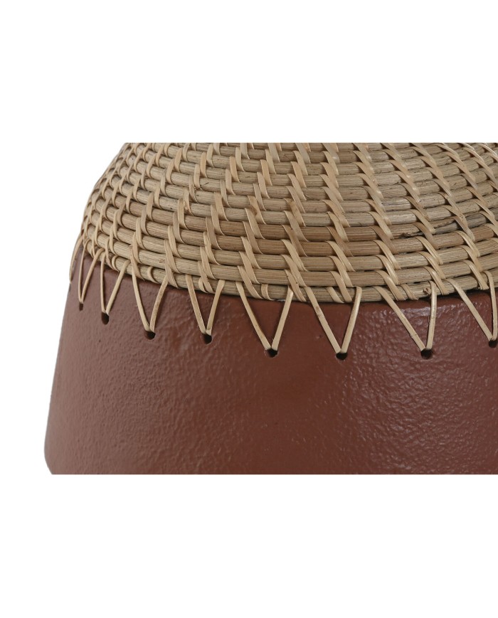 Vaso Home ESPRIT Naturale Terracotta 24 x 24 x 35 cm Vaso Home ESPRIT Naturale Terracotta 24 x 24 x 35 cm
