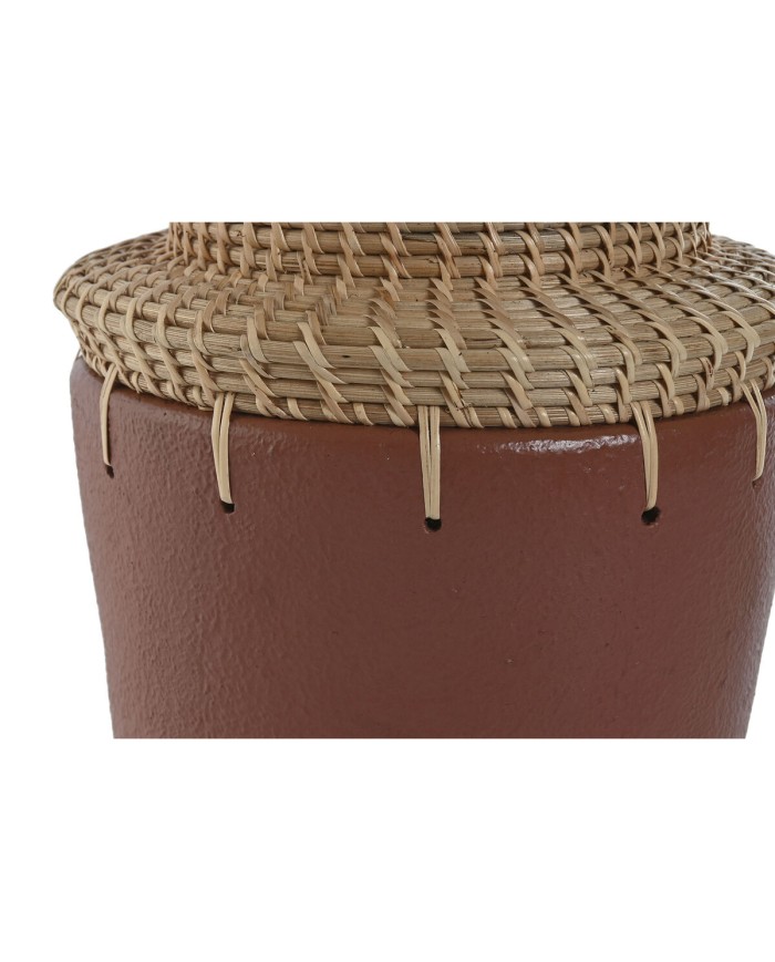 Vaso Home ESPRIT Naturale Terracotta 22 x 22 x 35 cm Vaso Home ESPRIT Naturale Terracotta 22 x 22 x 35 cm