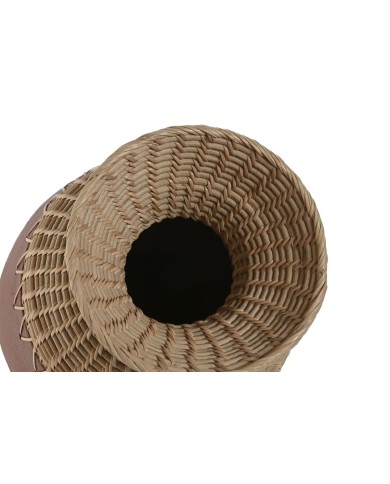 Vaso Home ESPRIT Naturale Terracotta 24 x 24 x 35 cm Vaso Home ESPRIT Naturale Terracotta 24 x 24 x 35 cm