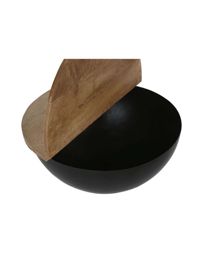 Set di 2 tavoli Home ESPRIT Metallo Legno di mango 60 x 60 x 28 cm Set di 2 tavoli Home ESPRIT Metallo Legno di mango 60 x 60 x 28 cm