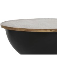 Set di 2 tavoli Home ESPRIT Metallo Legno di mango 60 x 60 x 28 cm Set di 2 tavoli Home ESPRIT Metallo Legno di mango 60 x 60 x 28 cm