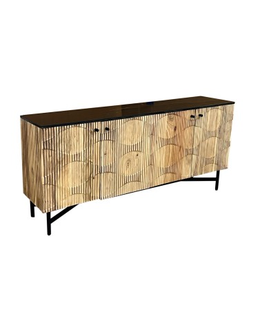 Credenza Home ESPRIT Marmo Acacia 175 x 40 x 76 cm Credenza Home ESPRIT Marmo Acacia 175 x 40 x 76 cm