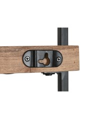 Portabottiglie Home ESPRIT Nero Naturale 65 x 25 x 35 cm Portabottiglie Home ESPRIT Nero Naturale 65 x 25 x 35 cm