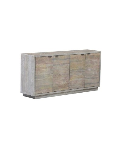 Credenza Home ESPRIT Grigio Pietra Legno di mango 175 x 40 x 81 cm Credenza Home ESPRIT Grigio Pietra Legno di mango 175 x 40 x 81 cm