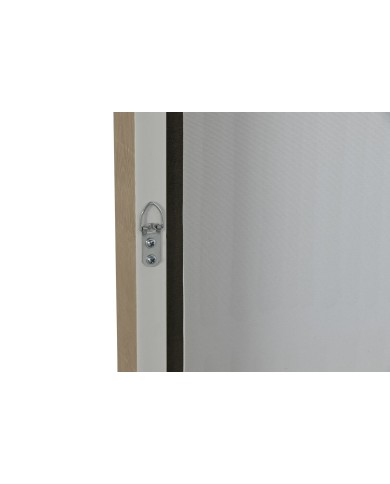 Quadro Home ESPRIT Bianco Verde Beige Grigio scuro polistirene Tela Righe Città (2 Unità)