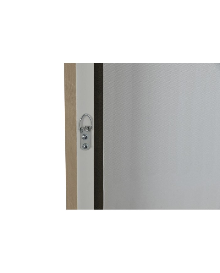 Quadro Home ESPRIT Bianco Verde Beige Grigio scuro polistirene Tela Righe Città (2 Unità)