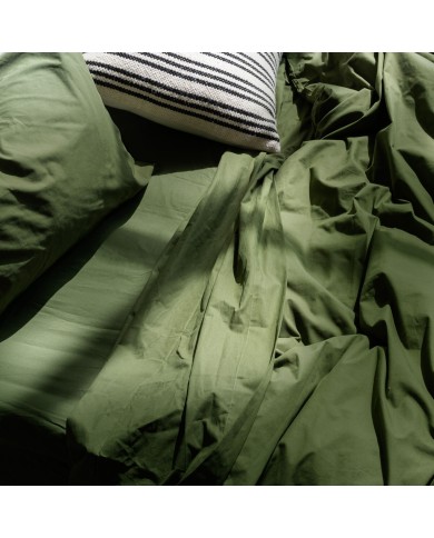 Lenzuolo con angoli HappyFriday BASIC Verde scuro 90 x 200 x 32 cm Lenzuolo con angoli HappyFriday BASIC Verde scuro 90 x 200 x 32 cm