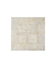 Decorazione da Parete Home ESPRIT Bianco Dorato Moderno Decapaggio 120 x 3,5 x 120 cm