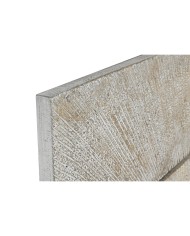 Decorazione da Parete Home ESPRIT Bianco Dorato Moderno Decapaggio 120 x 3,5 x 120 cm