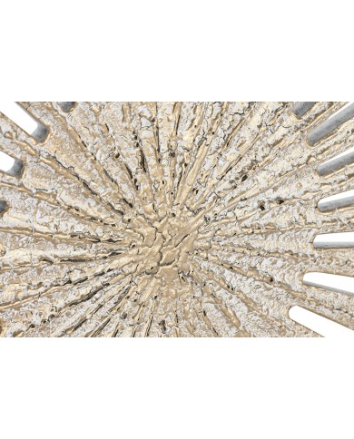 Decorazione da Parete Home ESPRIT Bianco Dorato Neoclassico 91 x 3 x 91 cm