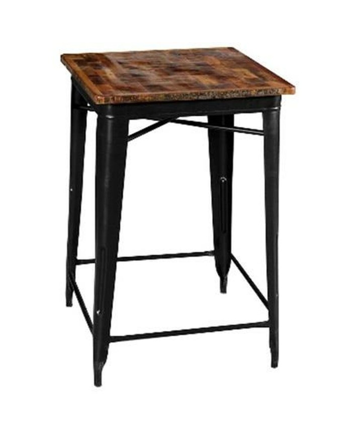 Tavolo da Pranzo Home ESPRIT Legno Metallo 66 x 66 x 106 cm 66 x 66 x 102 cm