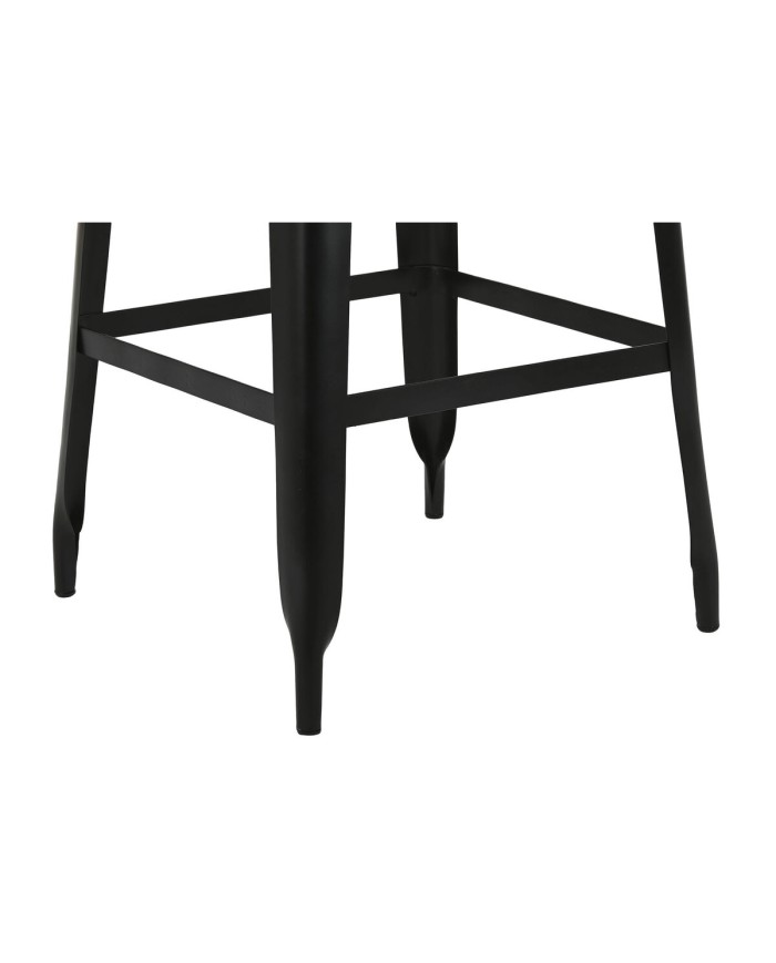 Sgabello Home ESPRIT Marrone Nero Legno Metallo 34 x 33 x 77 cm Sgabello Home ESPRIT Marrone Nero Legno Metallo 34 x 33 x 77 cm