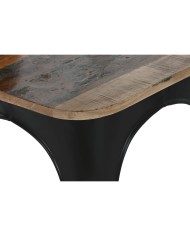 Sedia da Sala da Pranzo Home ESPRIT Nero Marrone scuro Legno Metallo 48 x 55 x 92 cm Sedia da Sala da Pranzo Home ESPRIT Nero Marrone scuro Legno Metallo 48 x 55 x 92 cm