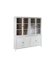 Stand Espositore Home ESPRIT Bianco Cristallo Legno di mango 200 x 45 x 230 cm