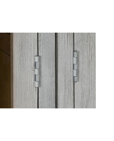 Stand Espositore Home ESPRIT Bianco Cristallo Legno di mango 200 x 45 x 230 cm